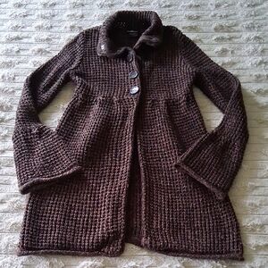 It's Our Time Brown Knit Cardigan